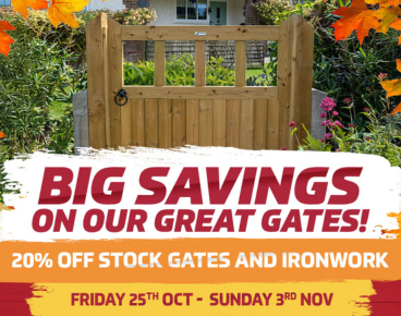 20% Off Stock Gates and Ironwork