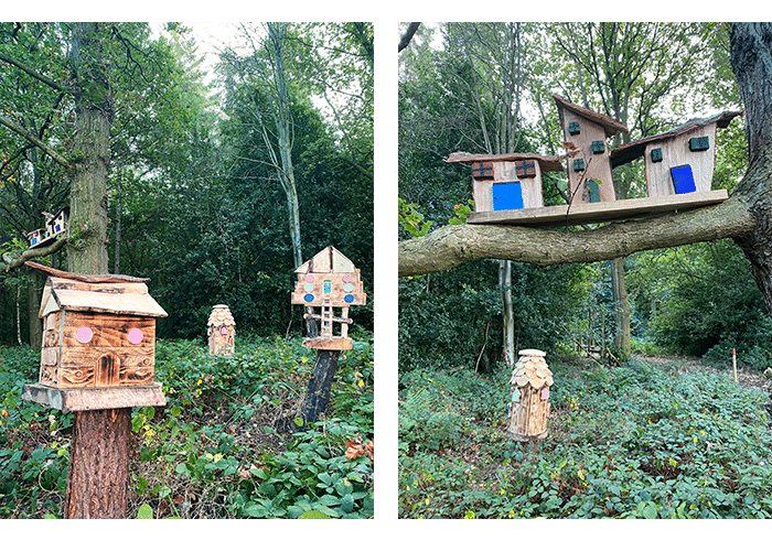Fairy houses at Midgley