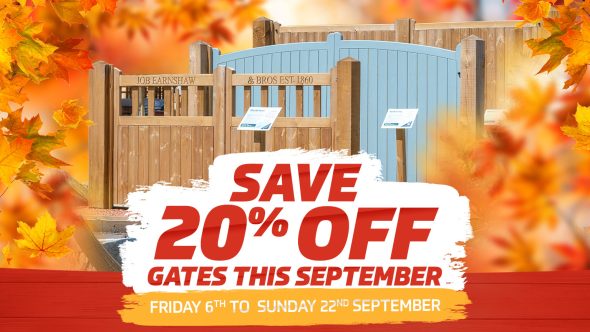 Secure A Great Deal On Gates This September!