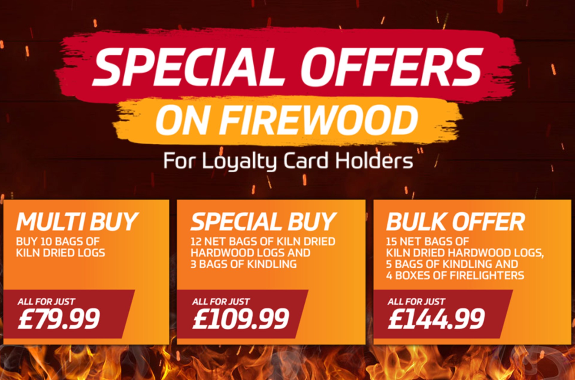 Fantastic firewood offers